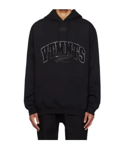 Vtmnts Long-sleeved Sweater In Black