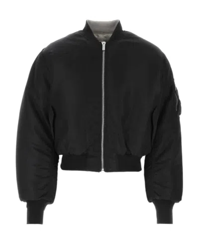 Vtmnts Long-sleeved Zipper Jacket In Black