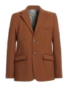 Vtmnts Man Suit Jacket Camel Size S Cotton In Brown