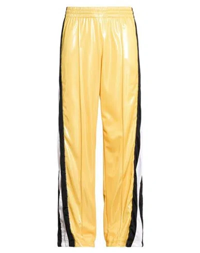 Vtmnts Man Pants Marigold Size M Polyester, Polyamide In Yellow