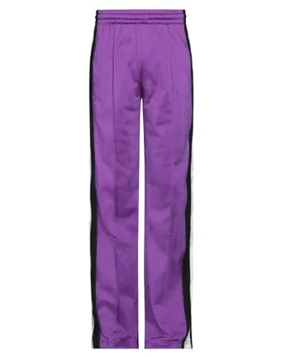 Vtmnts Man Pants Purple Size S Polyamide, Polyester