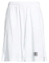 Vtmnts Man Shorts & Bermuda Shorts White Size Xl Cotton In White