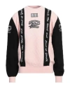 Vtmnts Man Sweater Pink Size S Merino Wool, Polyamide In Pink