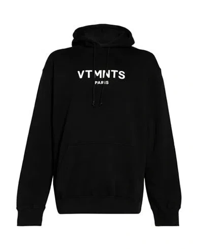 Vtmnts Man Sweatshirt Black Size M Cotton