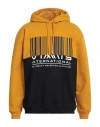 Vtmnts Yellow & Black 'international' Hoodie In Yellow