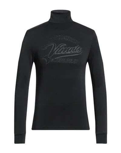 Vtmnts Man T-shirt Black Size L Viscose, Polyamide, Elastane