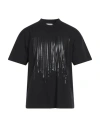 Vtmnts Man T-shirt Black Size L Cotton In Black