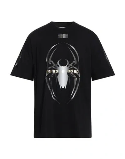 Vtmnts Man T-shirt Black Size Xl Cotton