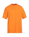 Vtmnts Rubber Patch T-shirt In Orange
