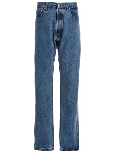 Vtmnts 5-pocket Denim Jeans With Button Closure In Blue