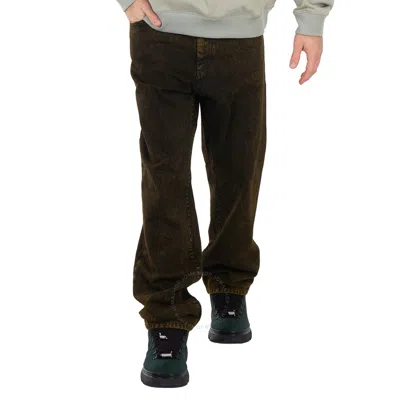 Vtmnts Men's Acid Wash Jeans In Yellow