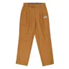 Vtmnts Men's Caramel Barcode Monogram Tailored Wool Pants