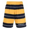 Vtmnts Men's Multi  Men's Multi Striped Elasticated Shorts