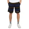 Vtmnts Men's Number Knitted Polo Shorts In Blue