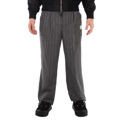 VTMNTS VTMNTS MEN'S STRIPED PATTERN BARCODE TAILORED PANTS, SIZE MEDIUM