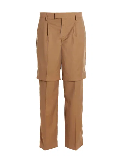 Vtmnts Men Tailored Pants In Brown
