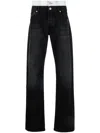 Vtmnts Multicolor Double Waisted Jeans In Schwarz