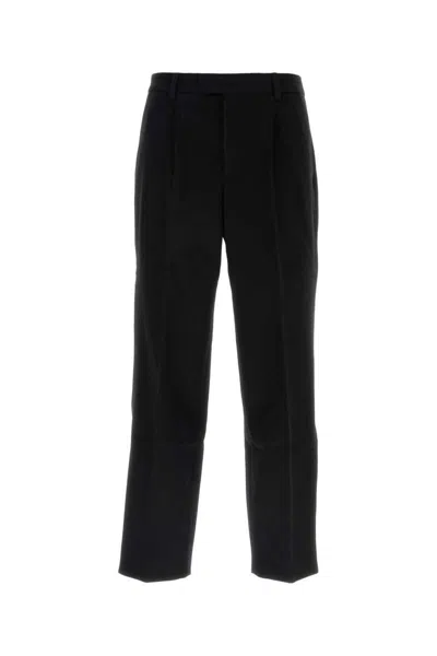 Vtmnts Straight-leg Tailored Trousers In Black