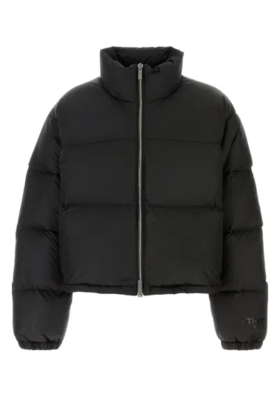 VTMNTS VTMNTS BLACK POLYESTER DOWN JACKET
