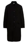Vtmnts 'quilted Texture Flap Pocket Coat'