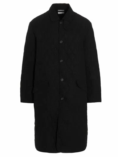 Vtmnts 'quilted Hunter' Coat In Black