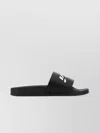 Vtmnts Black Rubber Slippers In Black