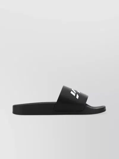 VTMNTS RUBBER LOGO-PRINT SLIPPERS