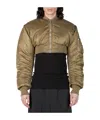 Vtmnts Cropped Bomber Jacket In Black