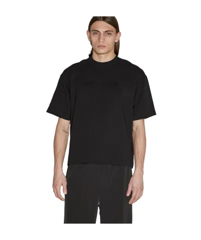 Vtmnts Short-sleeved T-shirt In Black