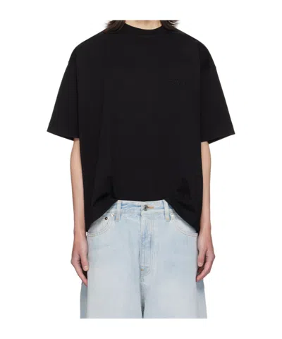 Vtmnts Short-sleeved T-shirt In Black