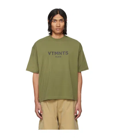 Vtmnts Short-sleeved T-shirt In Green