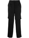 Vtmnts Straight-leg Virgin Wool-blend Trousers In Black