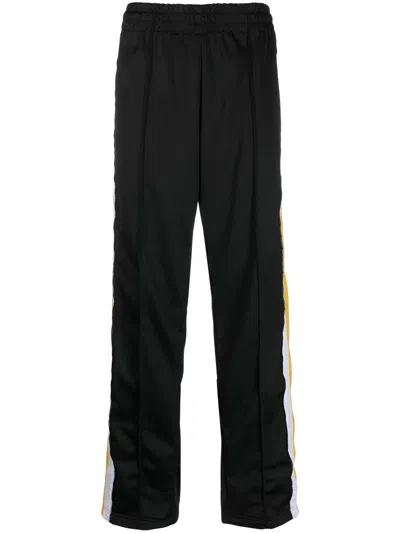 Vtmnts Striped Straight-leg Track Pants In Black