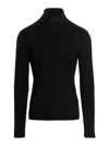 Vtmnts Roll-neck Long-sleeve Top In Negro