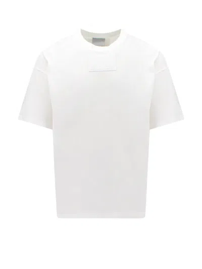 Vtmnts Cotton T-shirt With Iconic Frontal Barcode In White