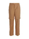 Vtmnts Pleated Front Straight Leg Trousers