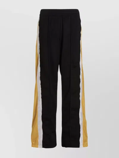 Vtmnts Track Style Joggers Featuring Contrast Panels In Black