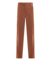 Vtmnts Barcode Wool Tailored Pants In Brown
