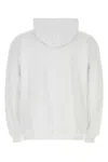 Vtmnts White Cotton Blend Oversize Sweatshirt In White