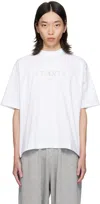 Vtmnts White Paris Crystal T-shirt In White