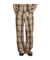 Vtmnts Wide-legged Casual Pants In Brown