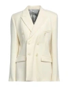Vtmnts Woman Blazer Beige Size M Virgin Wool, Elastane In Beige