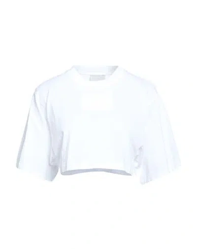 Vtmnts Woman T-shirt Off White Size S Cotton