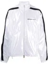 Vtmnts Zip-up Track Jacket In Silver