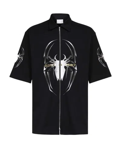 Vtmnts Zippered Shirt In Black