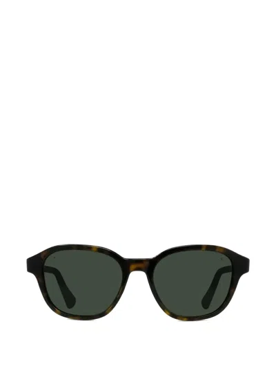 Vuarnet Alpine Round-frame Sunglasses In Black