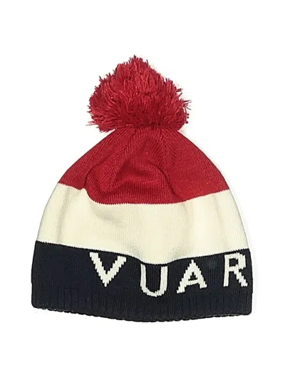 Pre-owned Vuarnet Beanie Hat In Red
