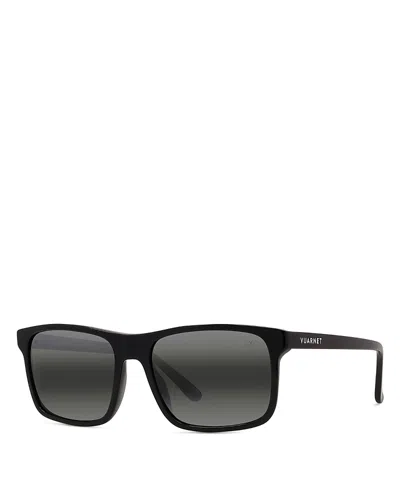 VUARNET BELVEDERE 01 RECTANGLE SUNGLASSES, 57MM