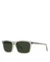 Vuarnet Belvedere Rectangular Sunglasses, 57mm In Green