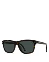 Vuarnet Belvedere Rectangular Sunglasses, 57mm In Green